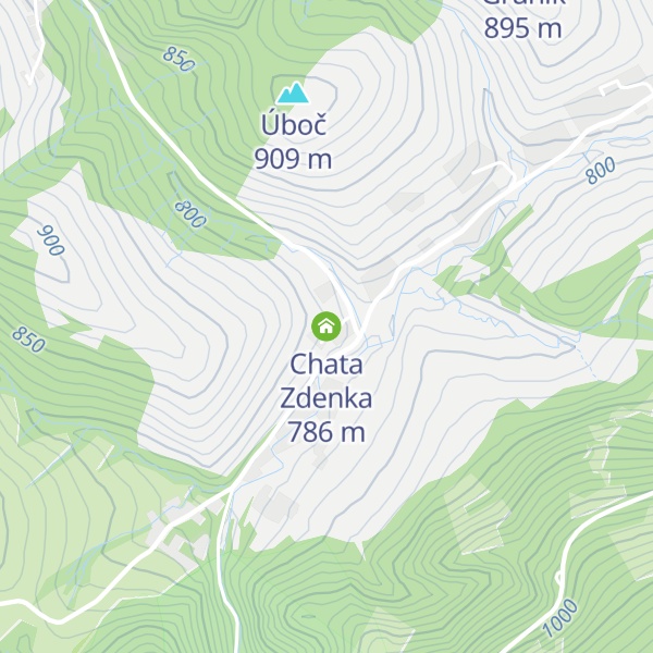 Map of Chata Zdenka