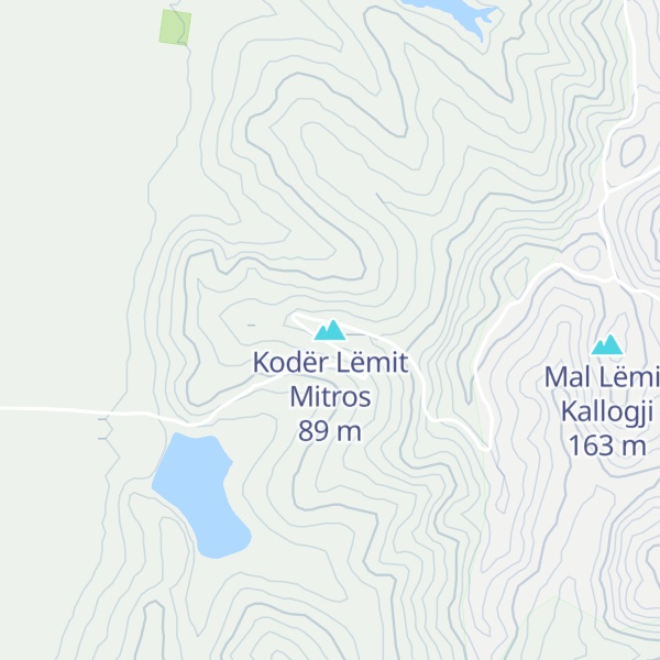 Map of Kodër Lëmit Mitros