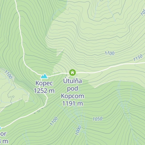 Map of Útulňa pod Kopcom
