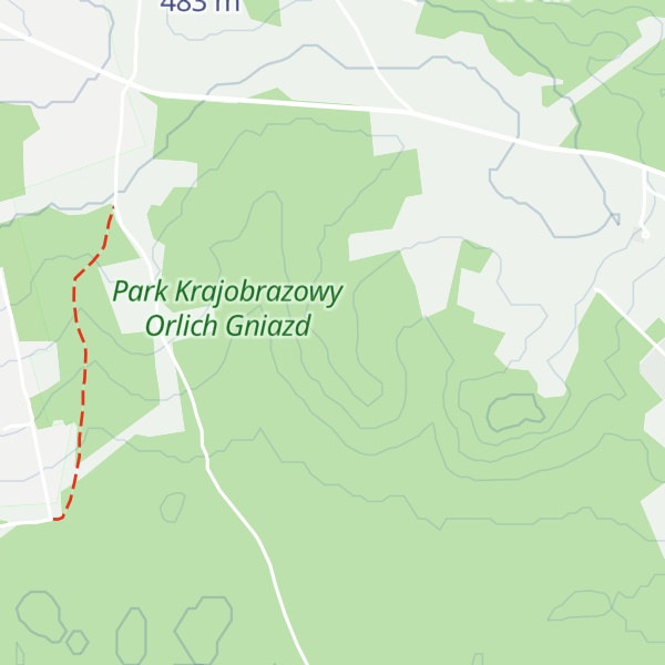 Map of Gruczowa Skała