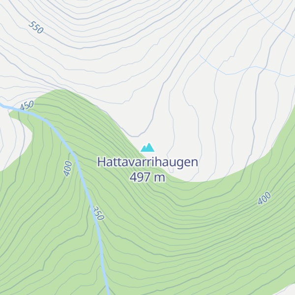 Map of Hattavarrihaugen