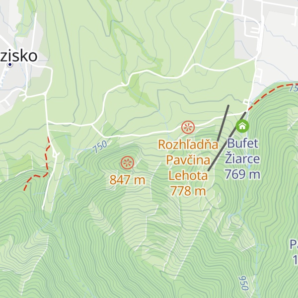 Map of Vyhliadka