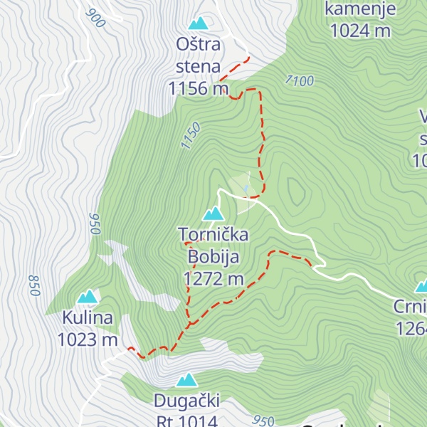 Map of Tornička Bobija