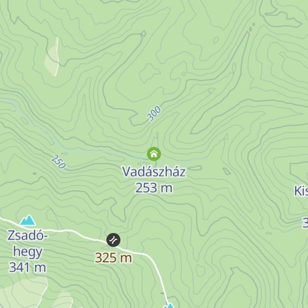 Map of Vadászház