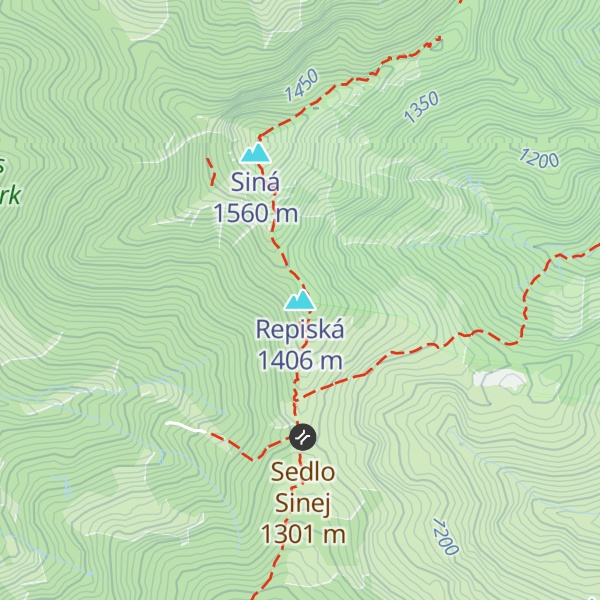 Map of Repiská