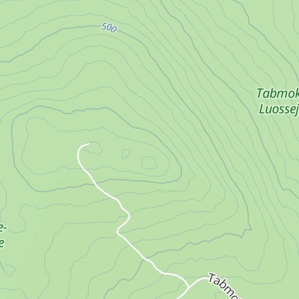 Map of Dábmukoajvve