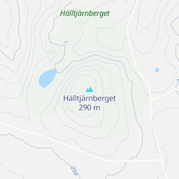 Map of Hälltjärnberget