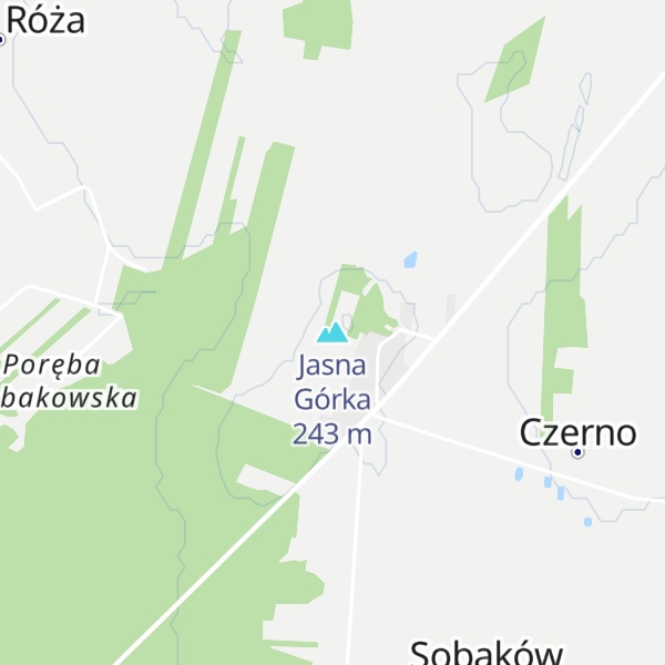 Map of Jasna Górka