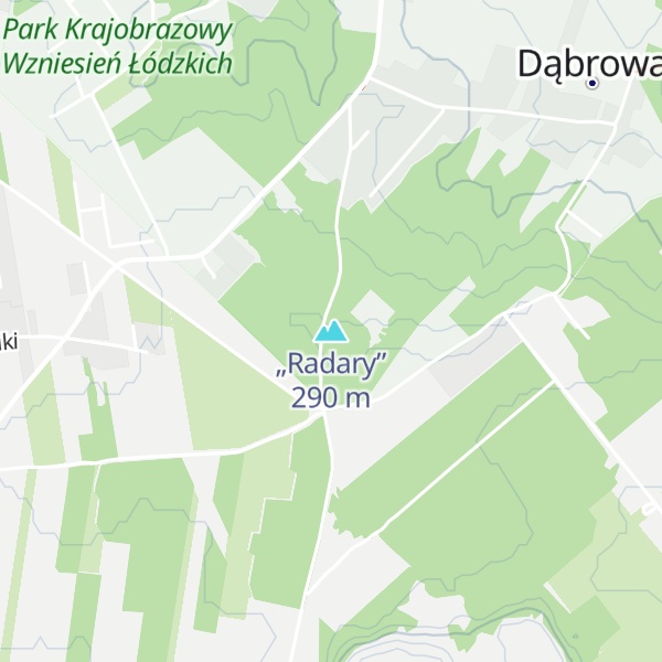 Map of „Radary”