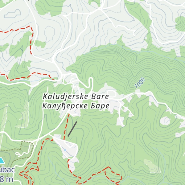 Map of Planinarski dom „Tara”