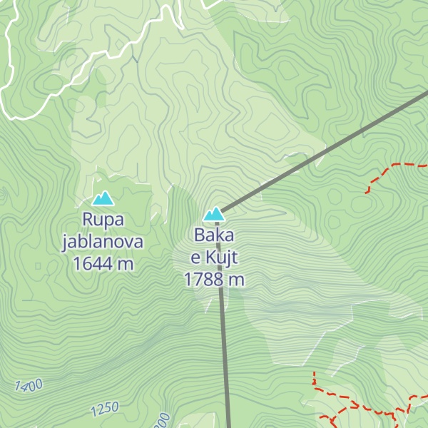 Map of Baka e Kujt