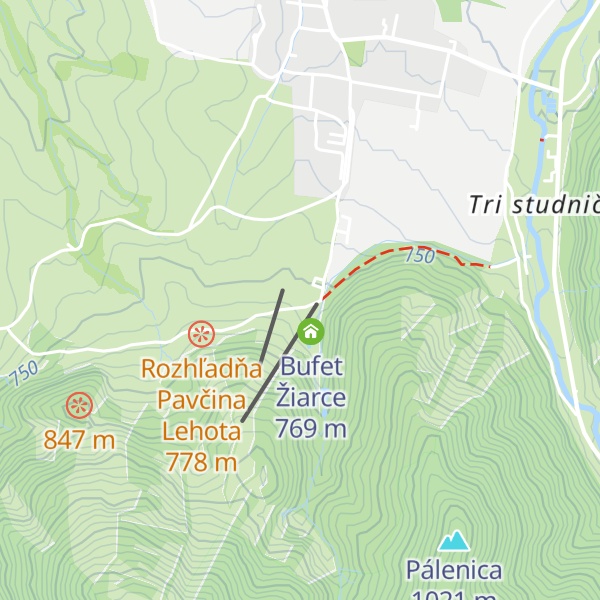 Map of Suveníry