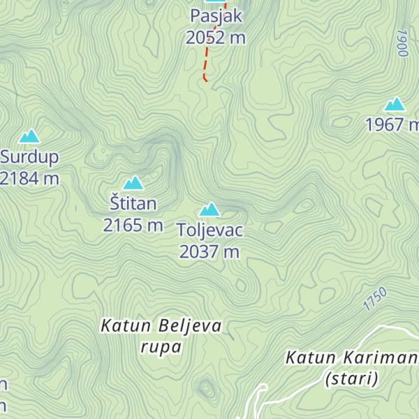 Map of Toljevac
