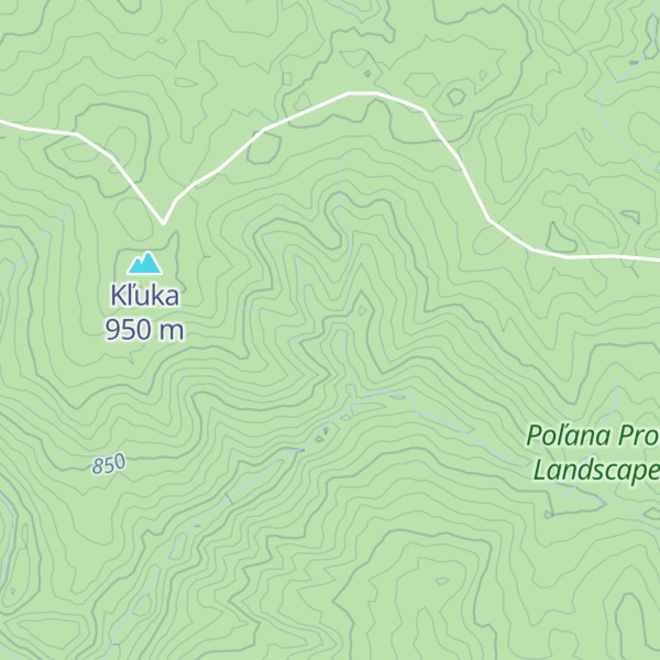 Map of Chata pod Kľukou