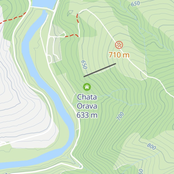 Map of Chata Orava