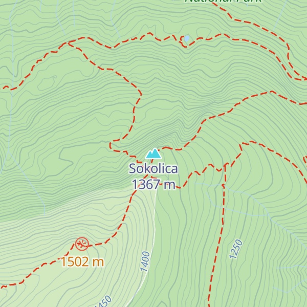 Map of Sokolica