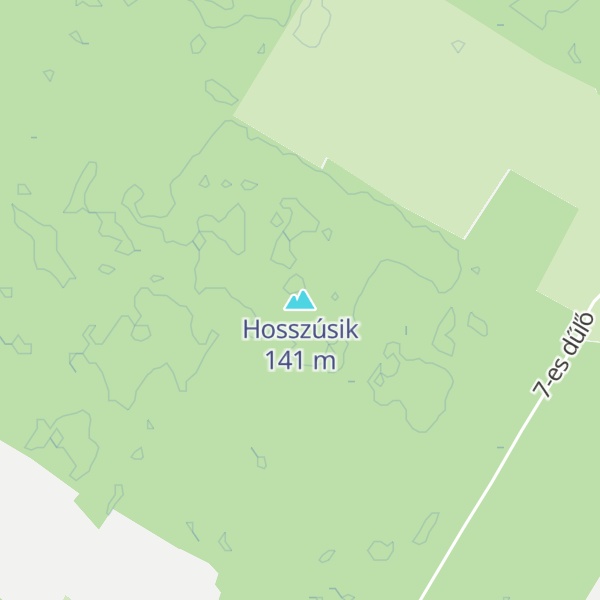 Map of Hosszúsik