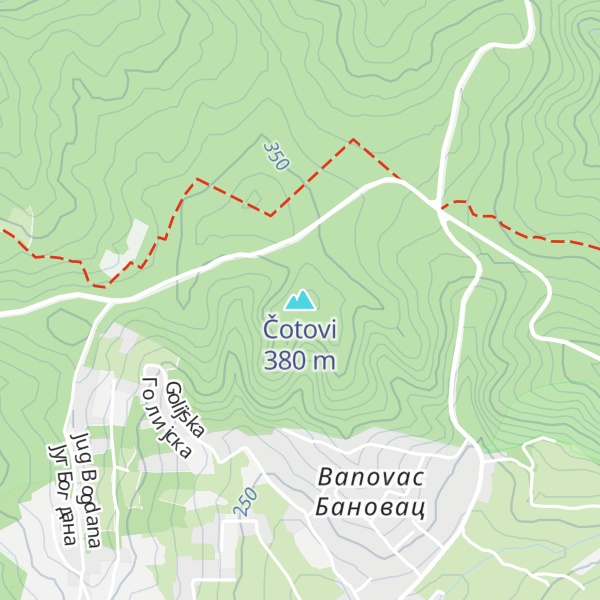 Map of Čotovi