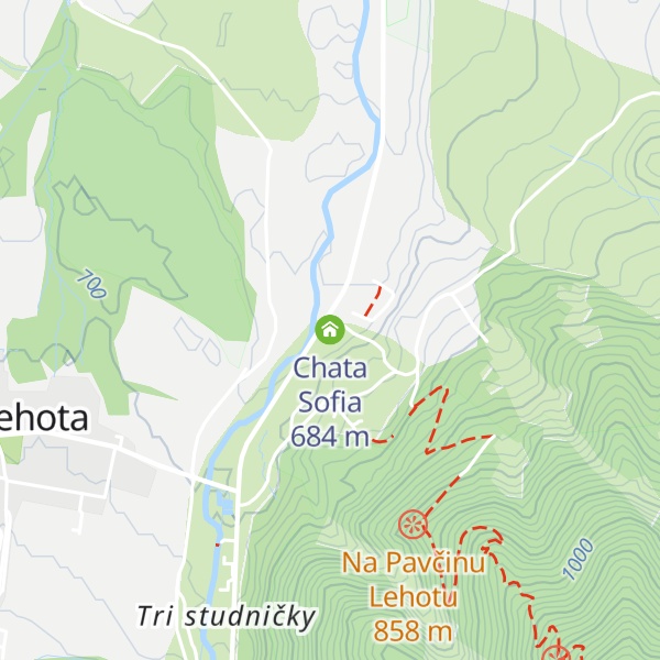 Map of Chata Sofia
