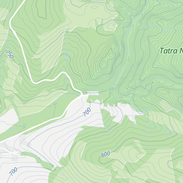 Map of Podmeštrová