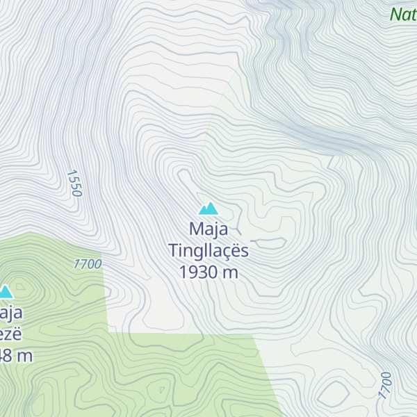 Map of Maja Tingllaçës