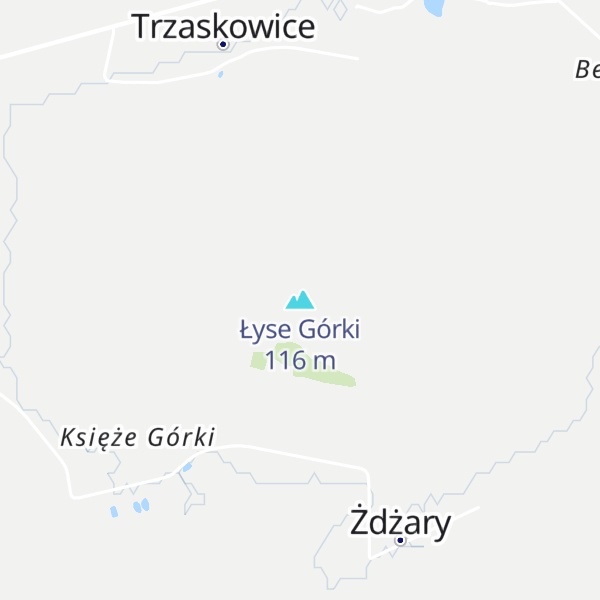Map of Łyse Górki