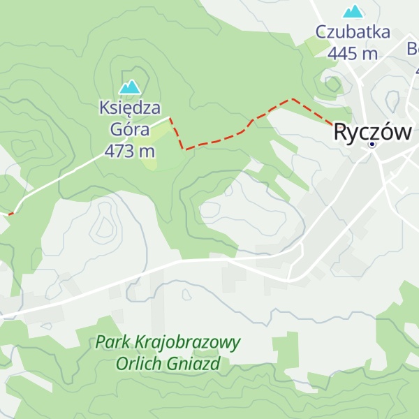 Map of Łysa Pałka