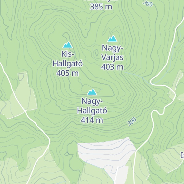 Map of Nagy-Hallgató