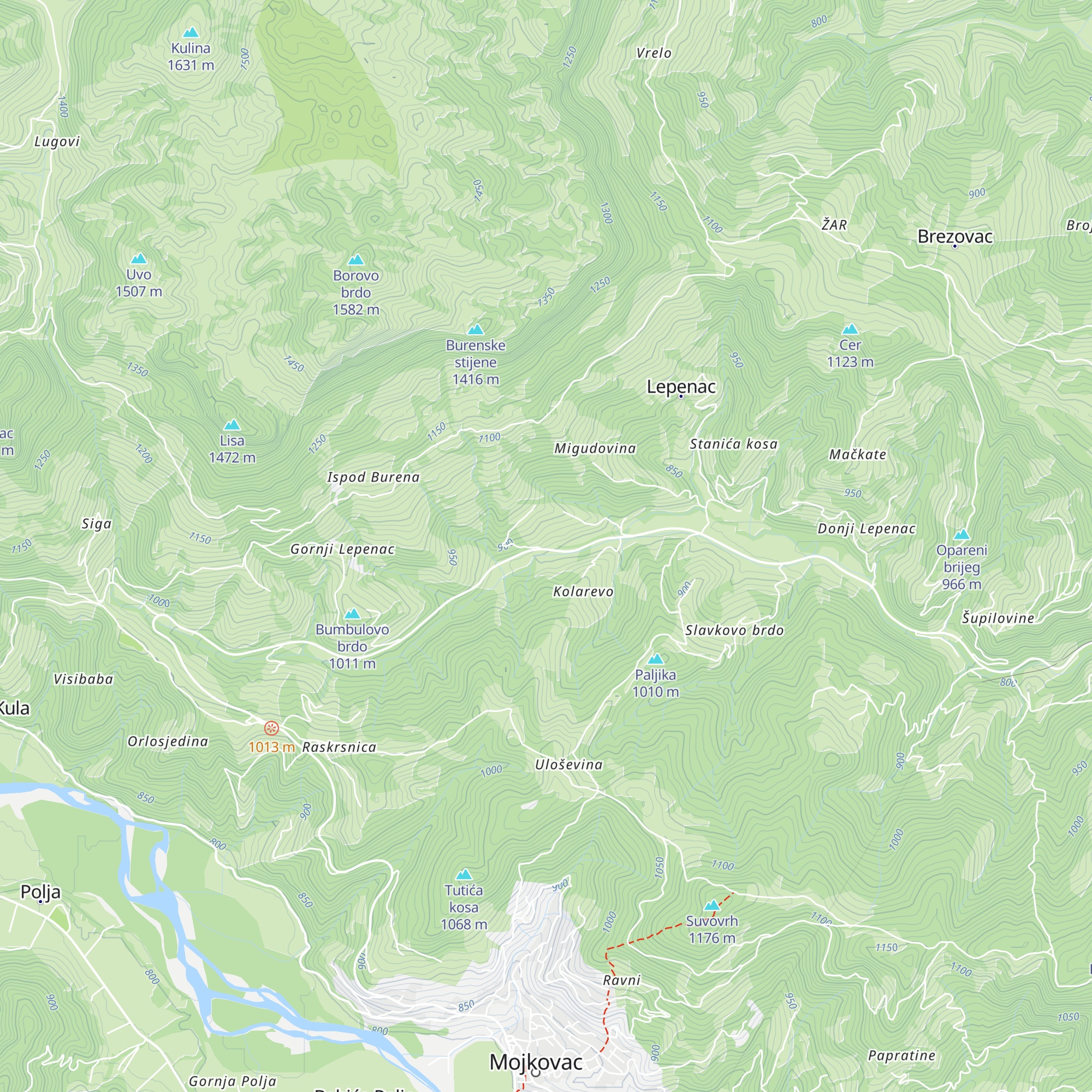 Lepenac restaurant map