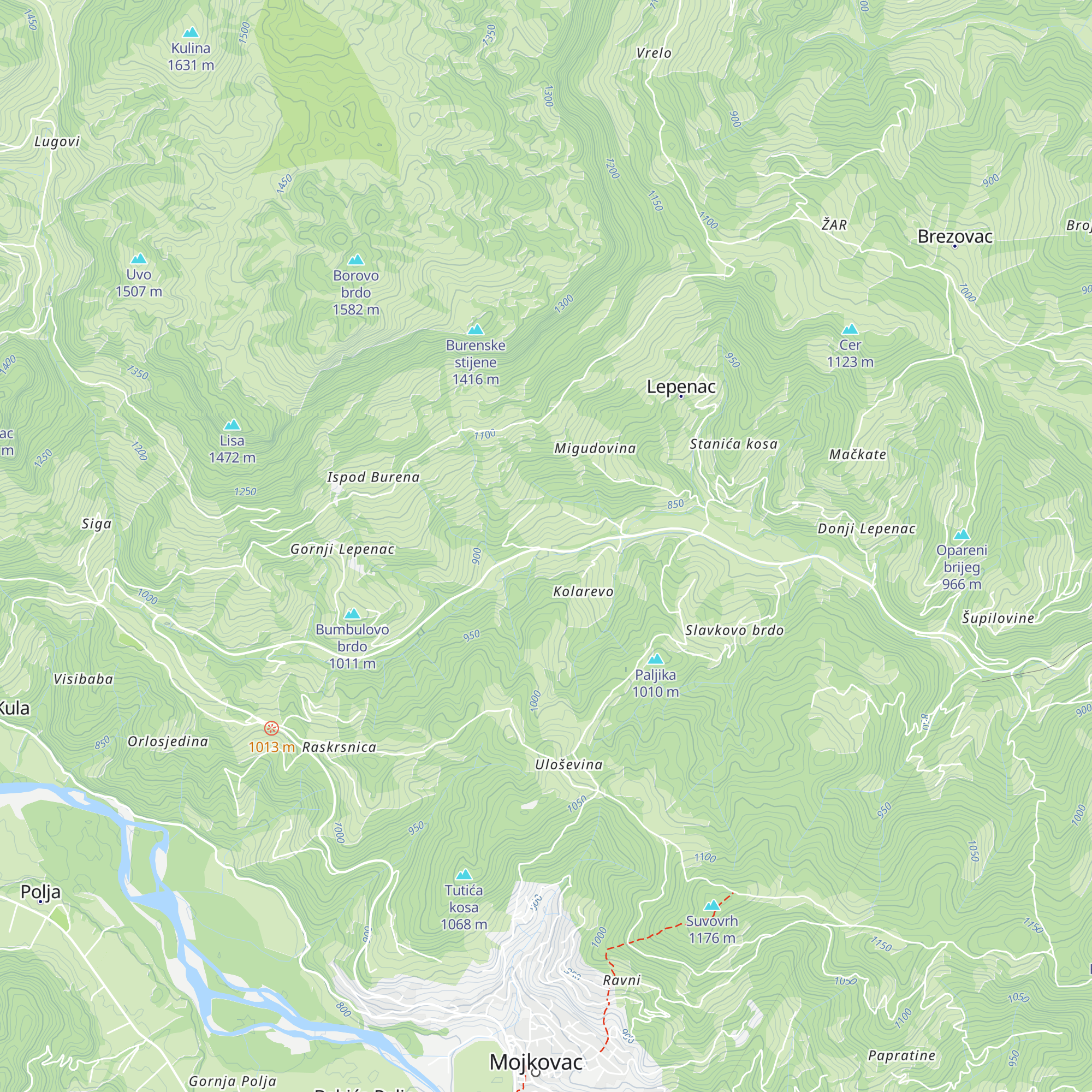 Lepenac restaurant map
