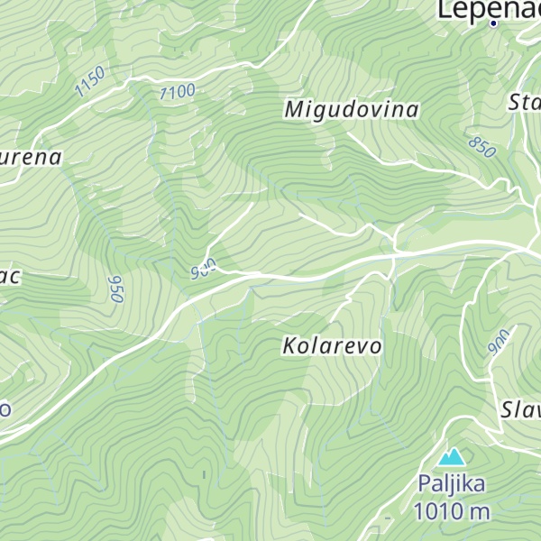Map of Lepenac restaurant
