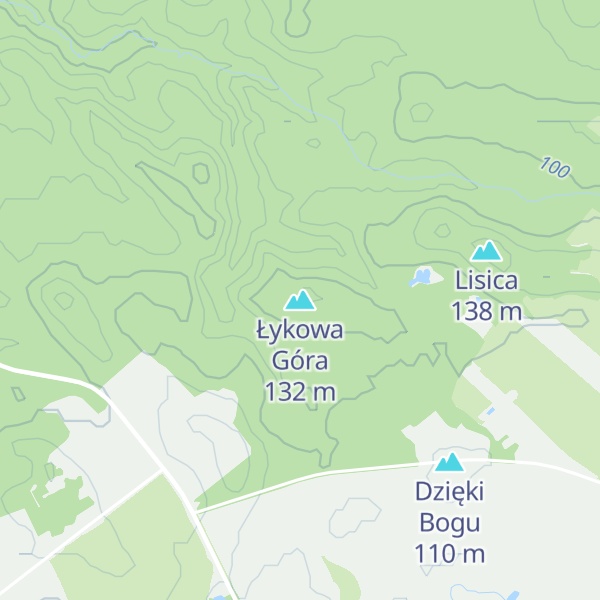Map of Łykowa Góra