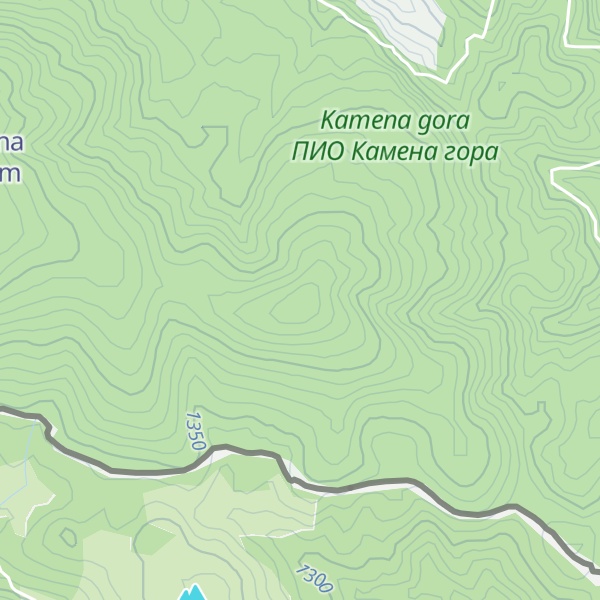 Map of Golo brdo