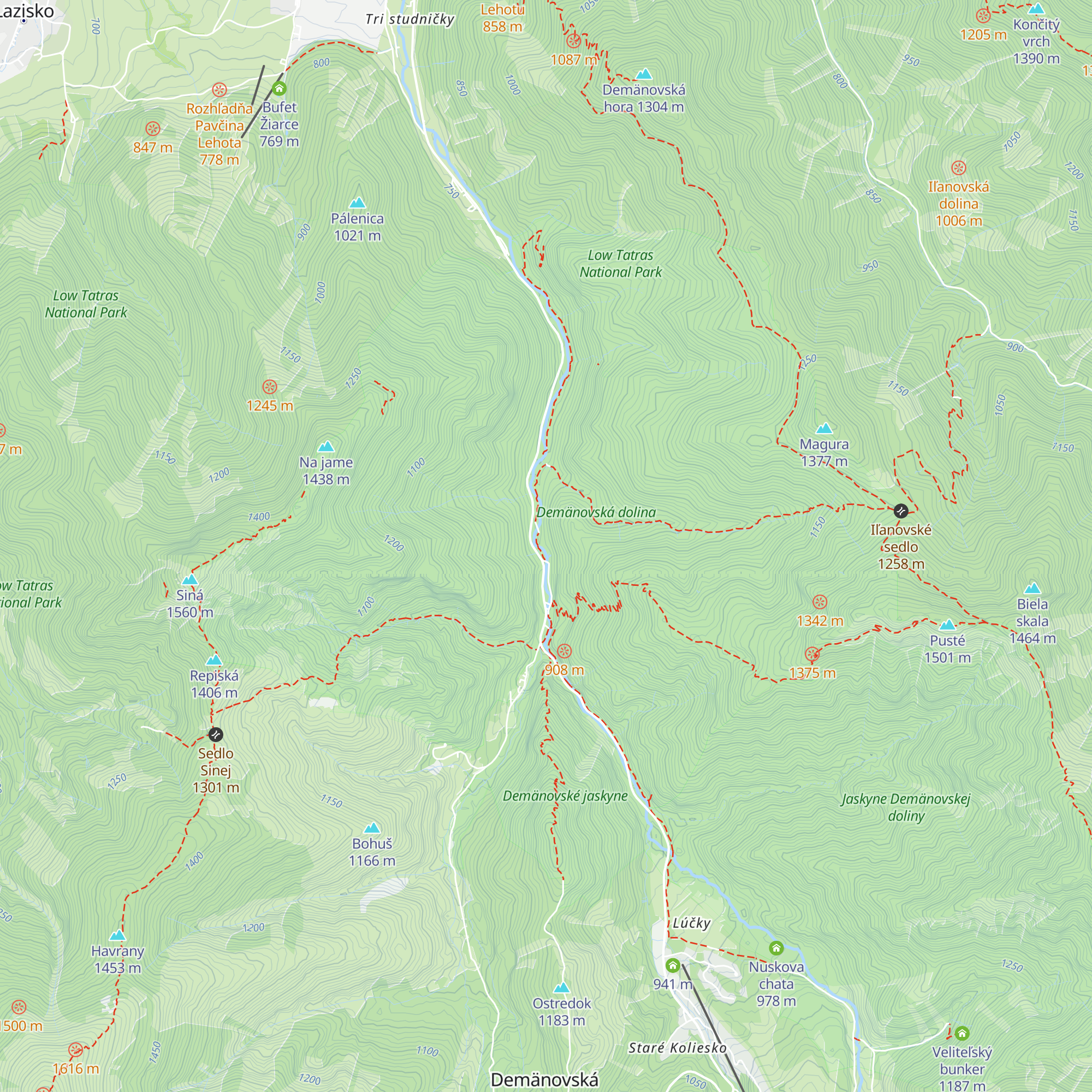 Trafo pre jaskyňu map