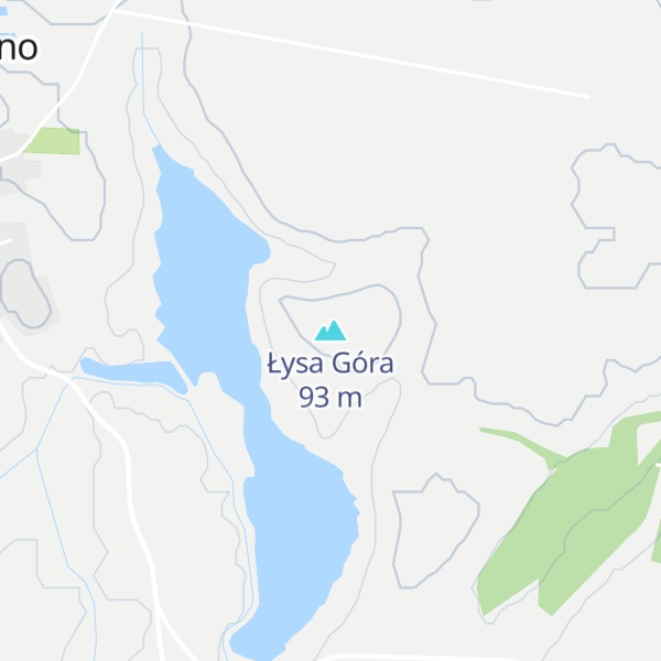 Map of Łysa Góra