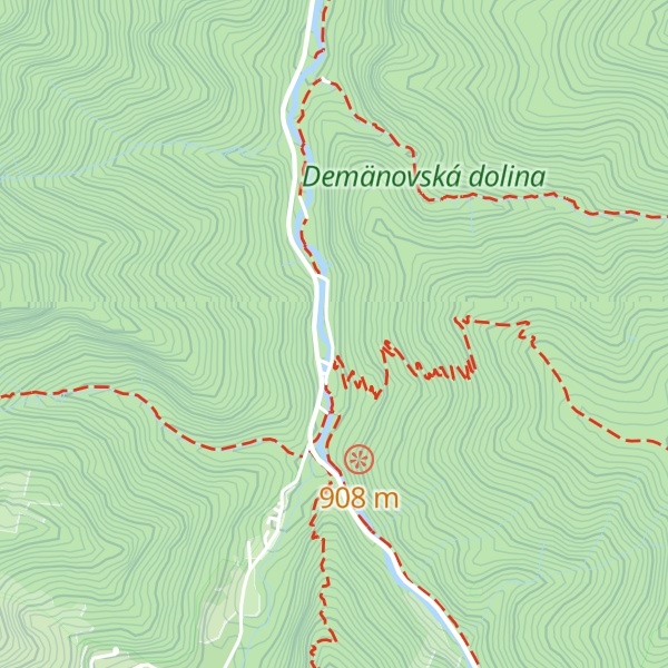 Map of Trafo pre jaskyňu
