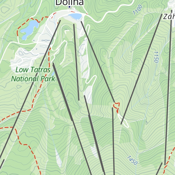 Map of Hotel Jasná