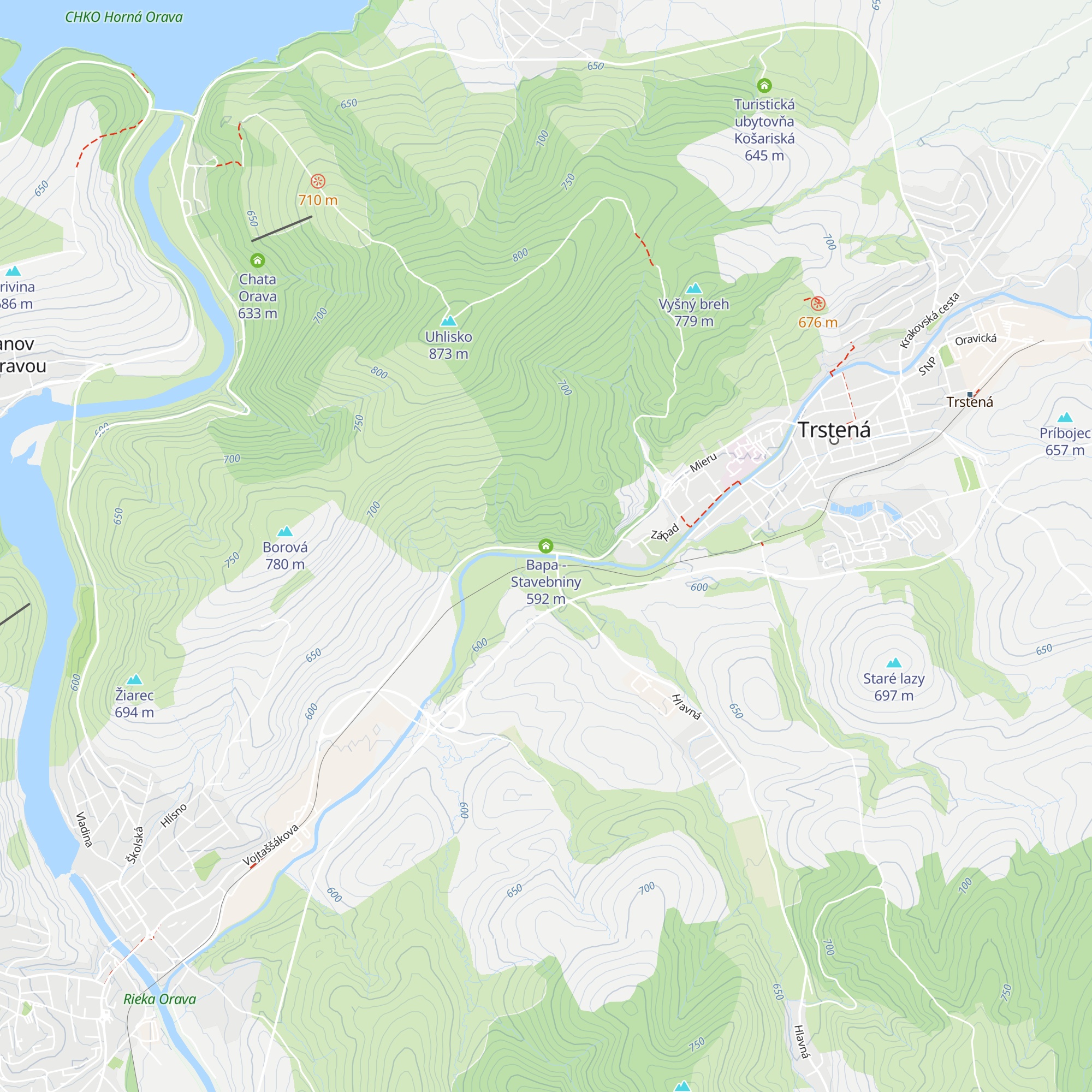 Bapa - Stavebniny map