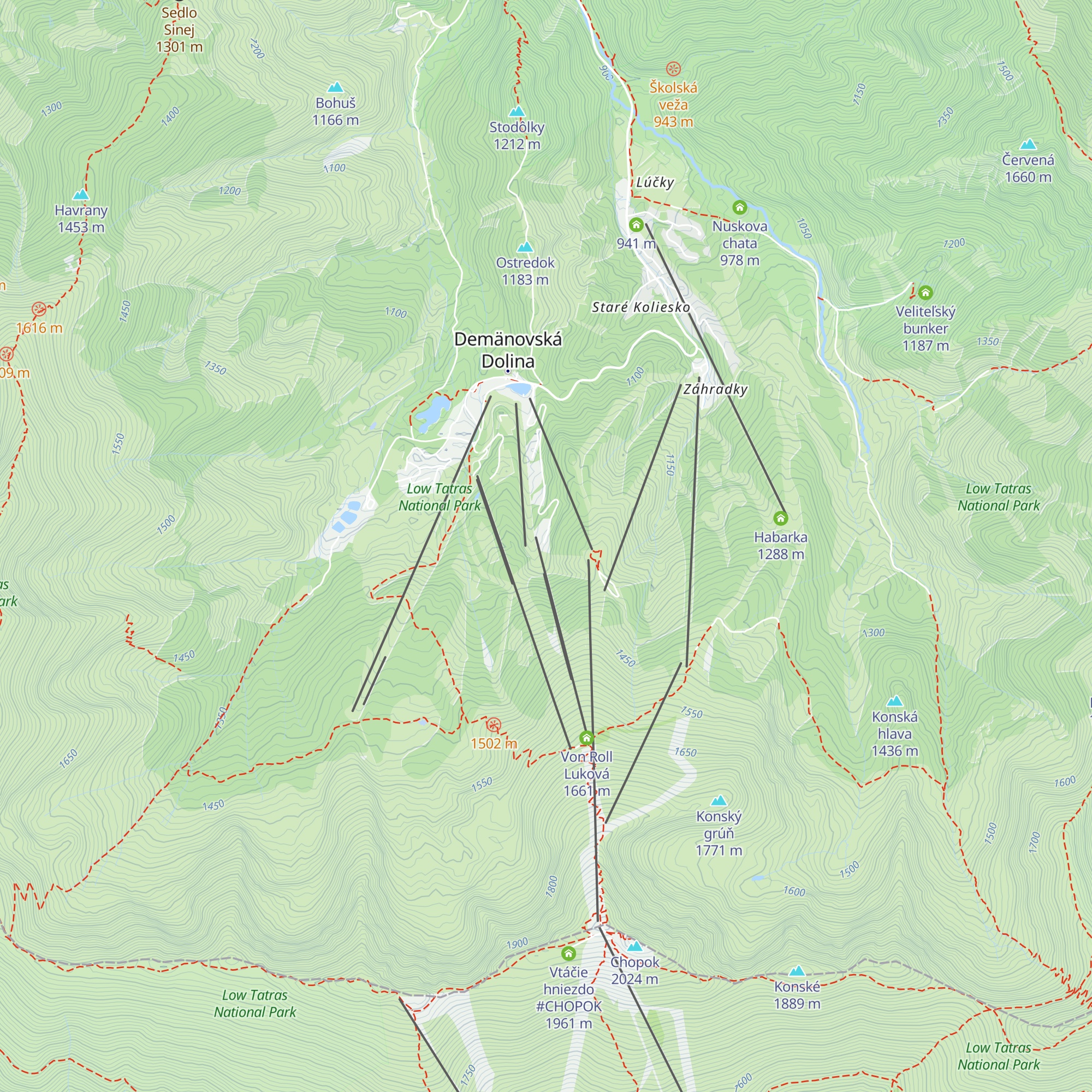 Chata Koliesko map