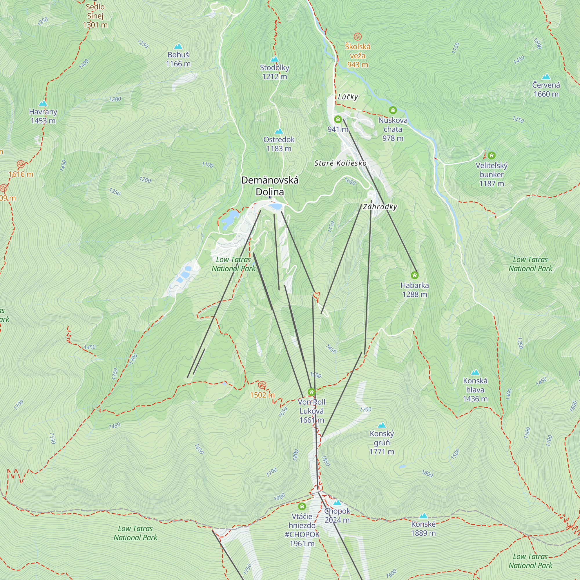 Chata Koliesko map