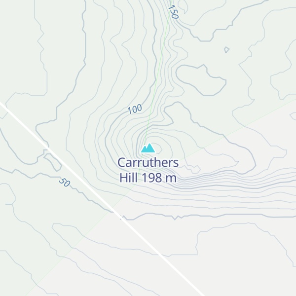 Map of Carruthers Hill