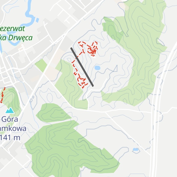 Map of Kurza Góra