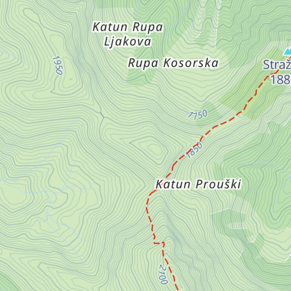Map of Kozelj