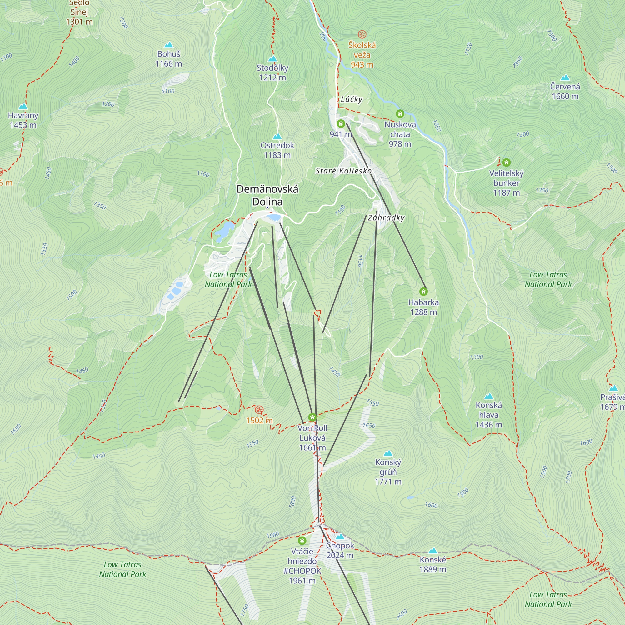 Mountain Food map