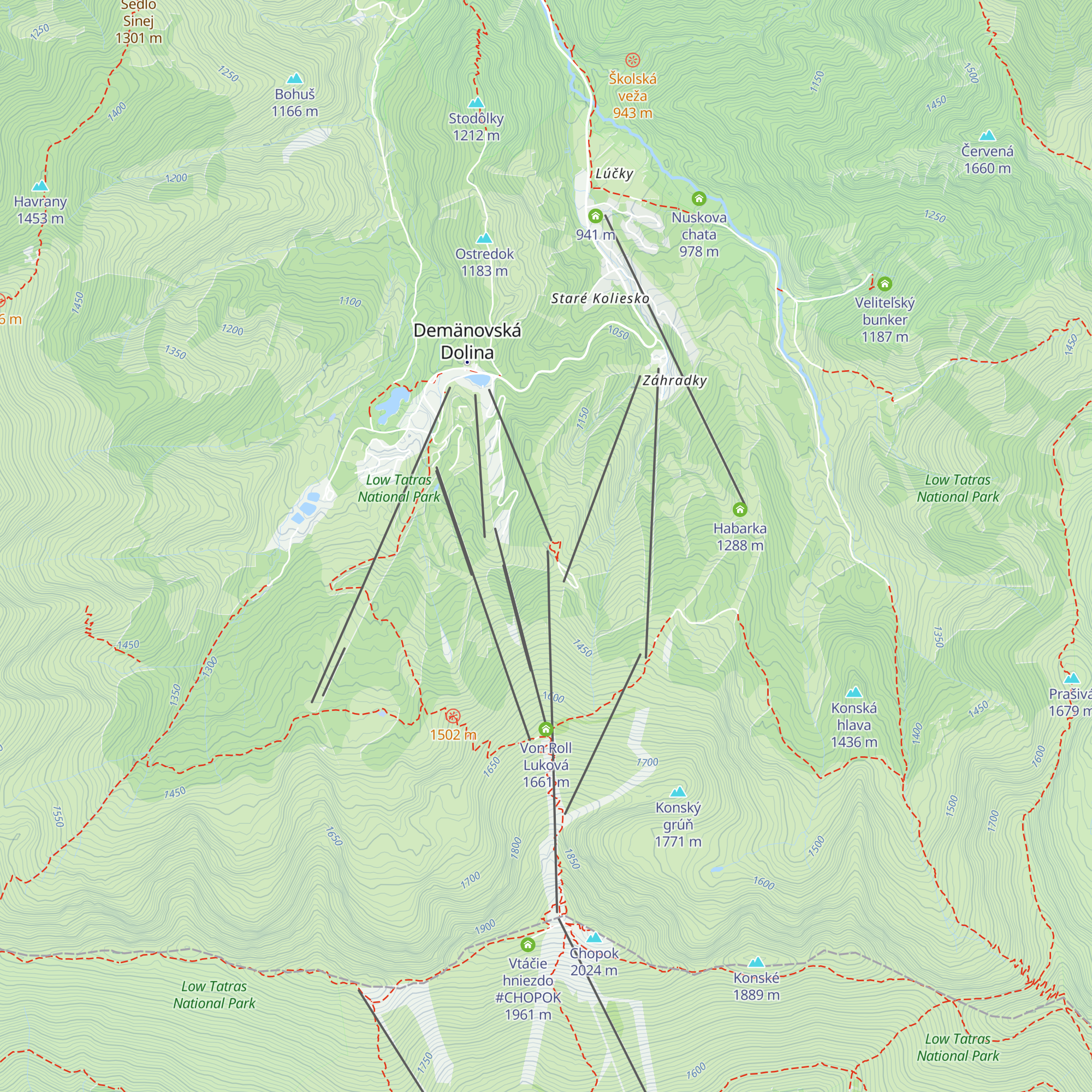 Mountain Food map