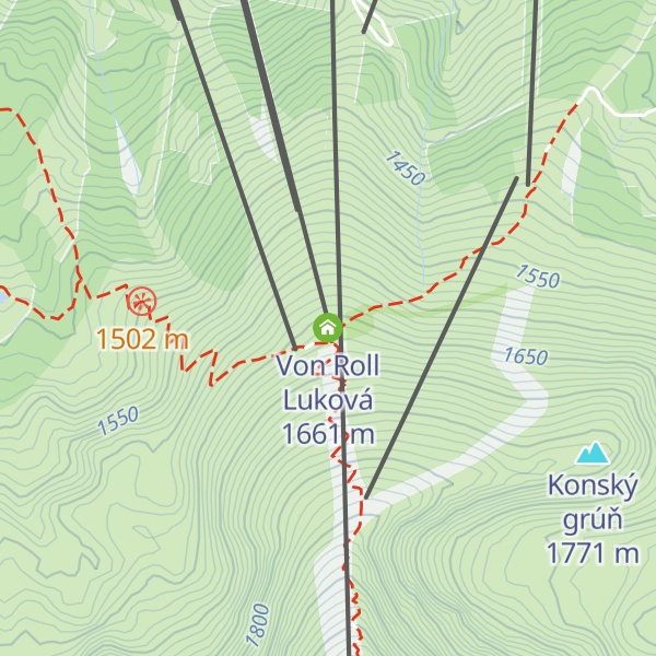 Map of Von Roll Luková