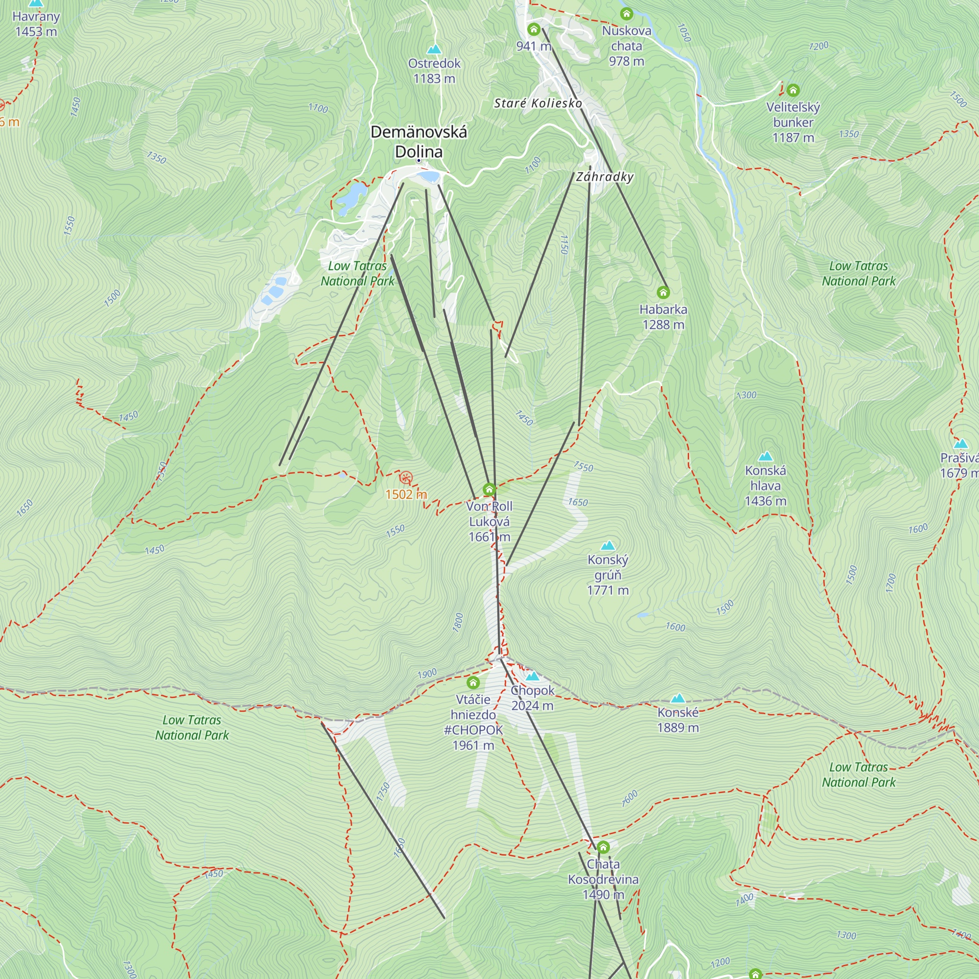 Von Roll Luková map