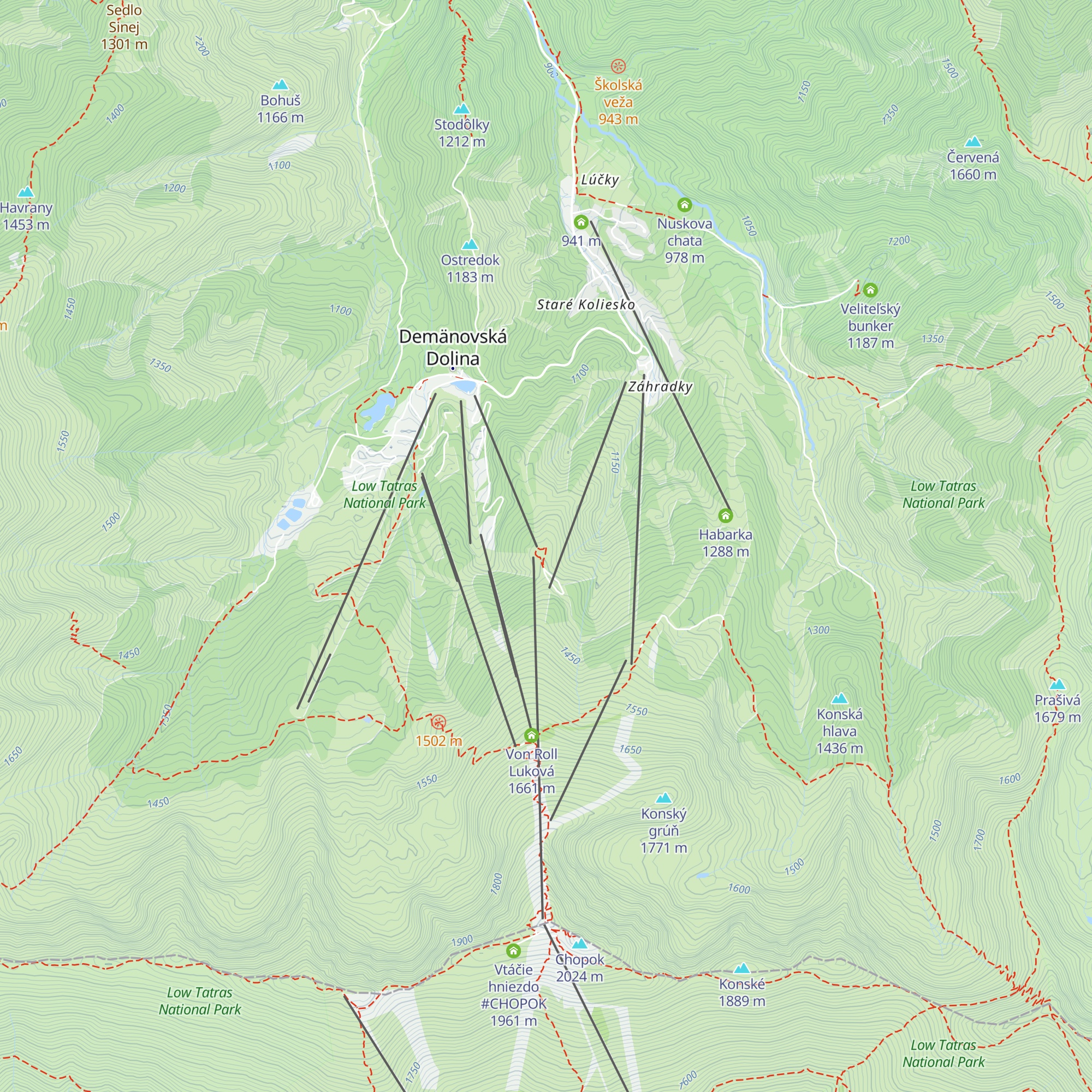 Salaš Priehyba map