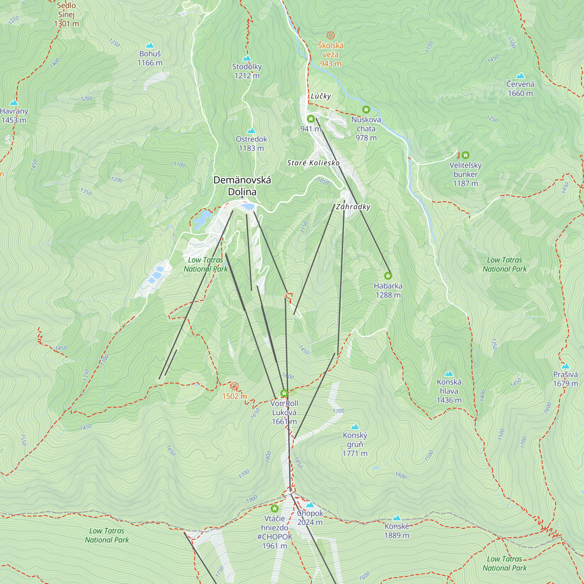 Salaš Priehyba map