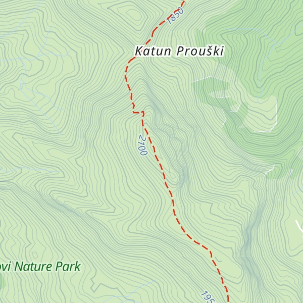 Map of Maglić